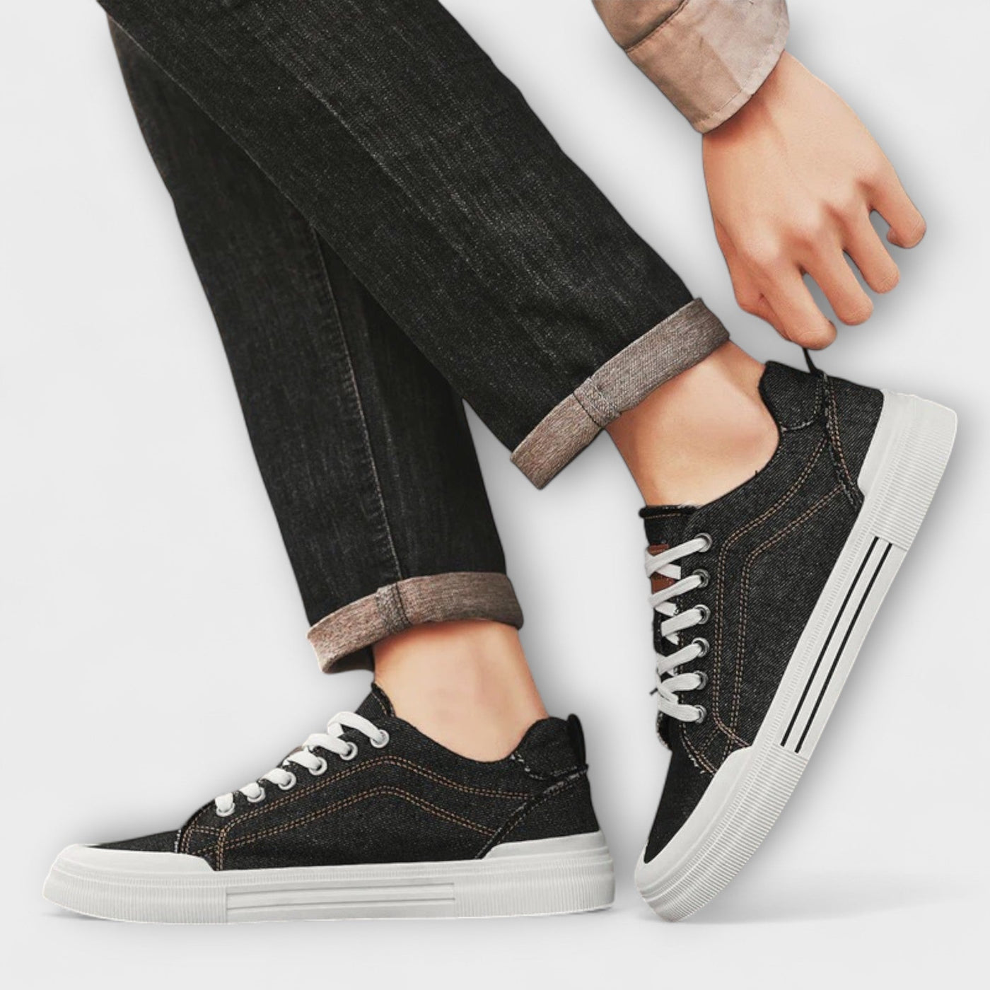 MASON | Vintage-Inspired Denim Sneakers