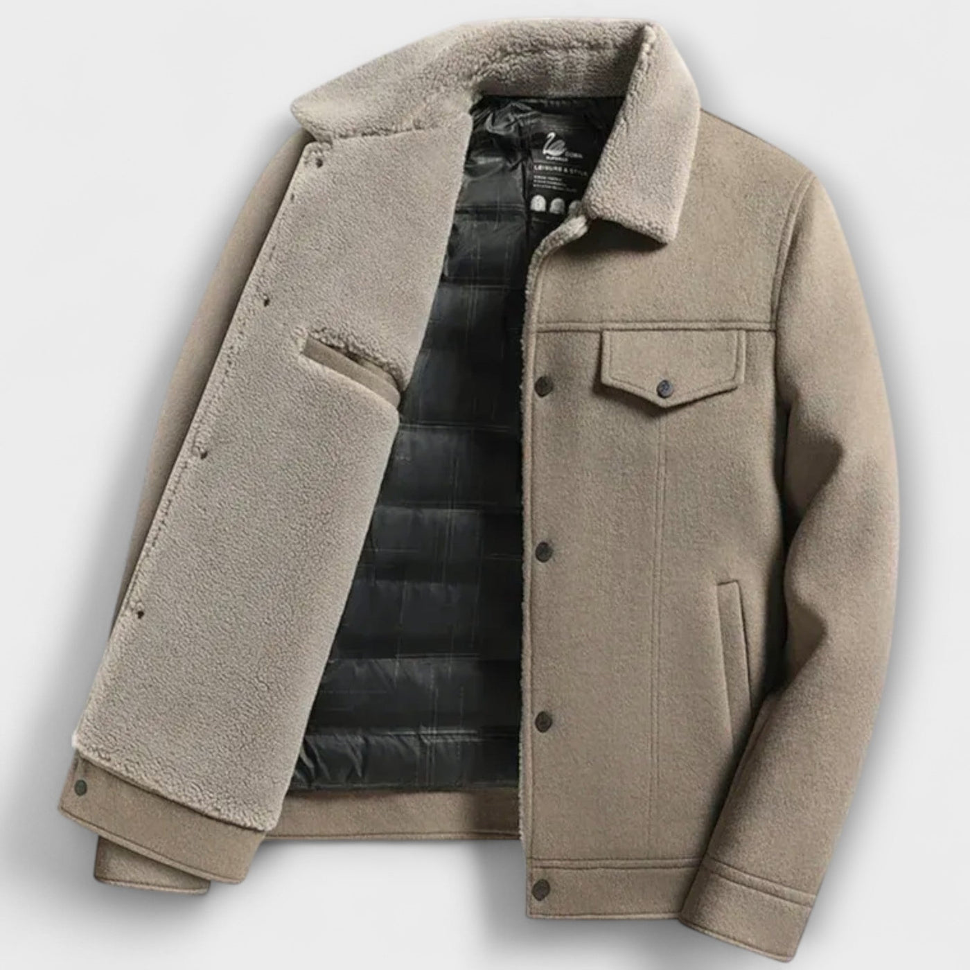 Luca | Luxurious Sherpa Wool Jacket