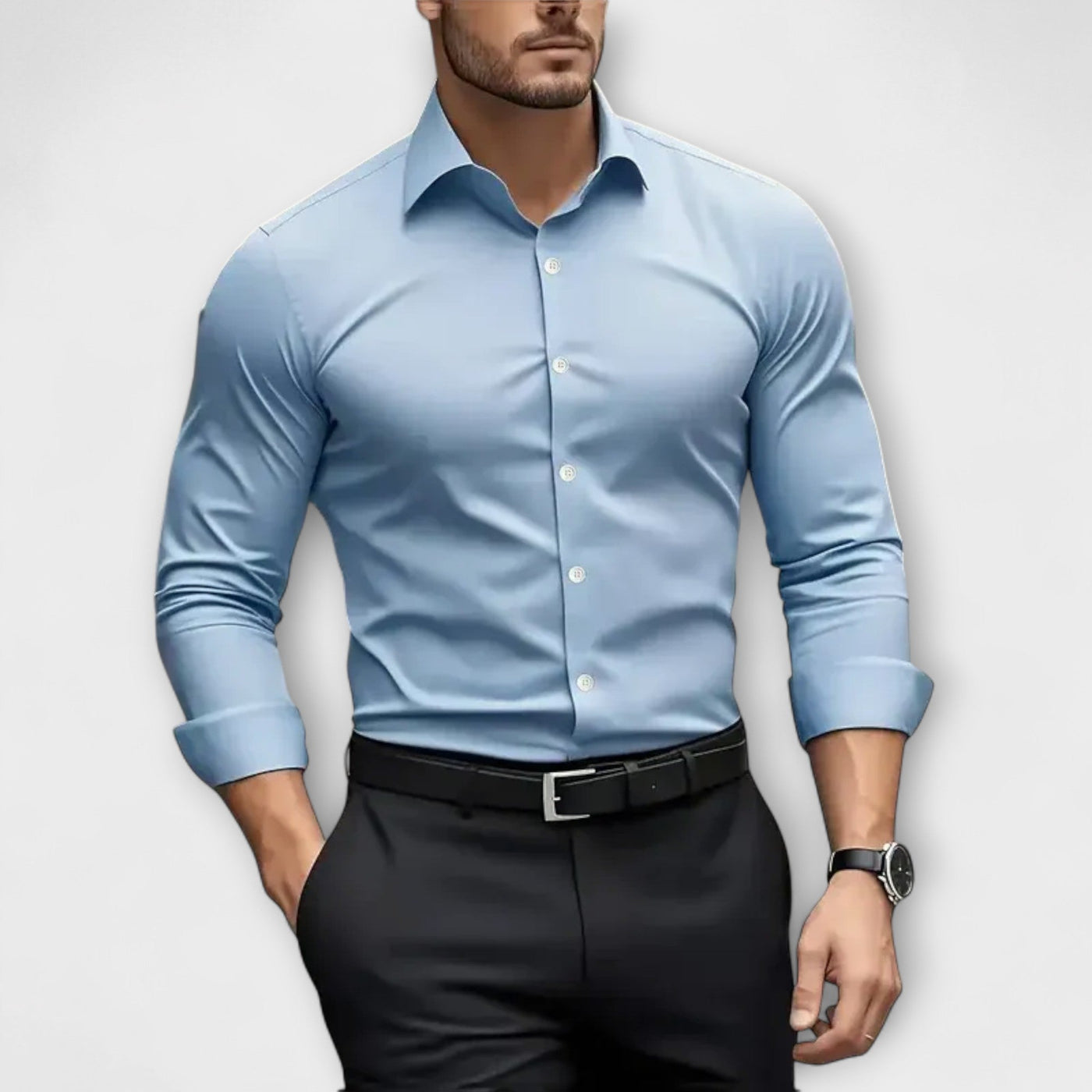 Jasper | Luxe Long Sleeve Breathable Shirt