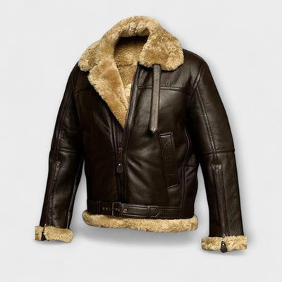 **Luca | Timeless Leather Jacket**