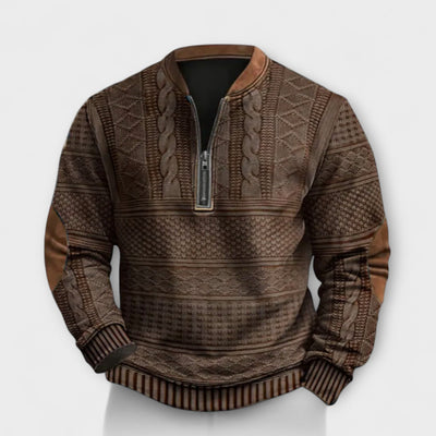 Milo | Vintage-Inspired Zip-Up Hoodie