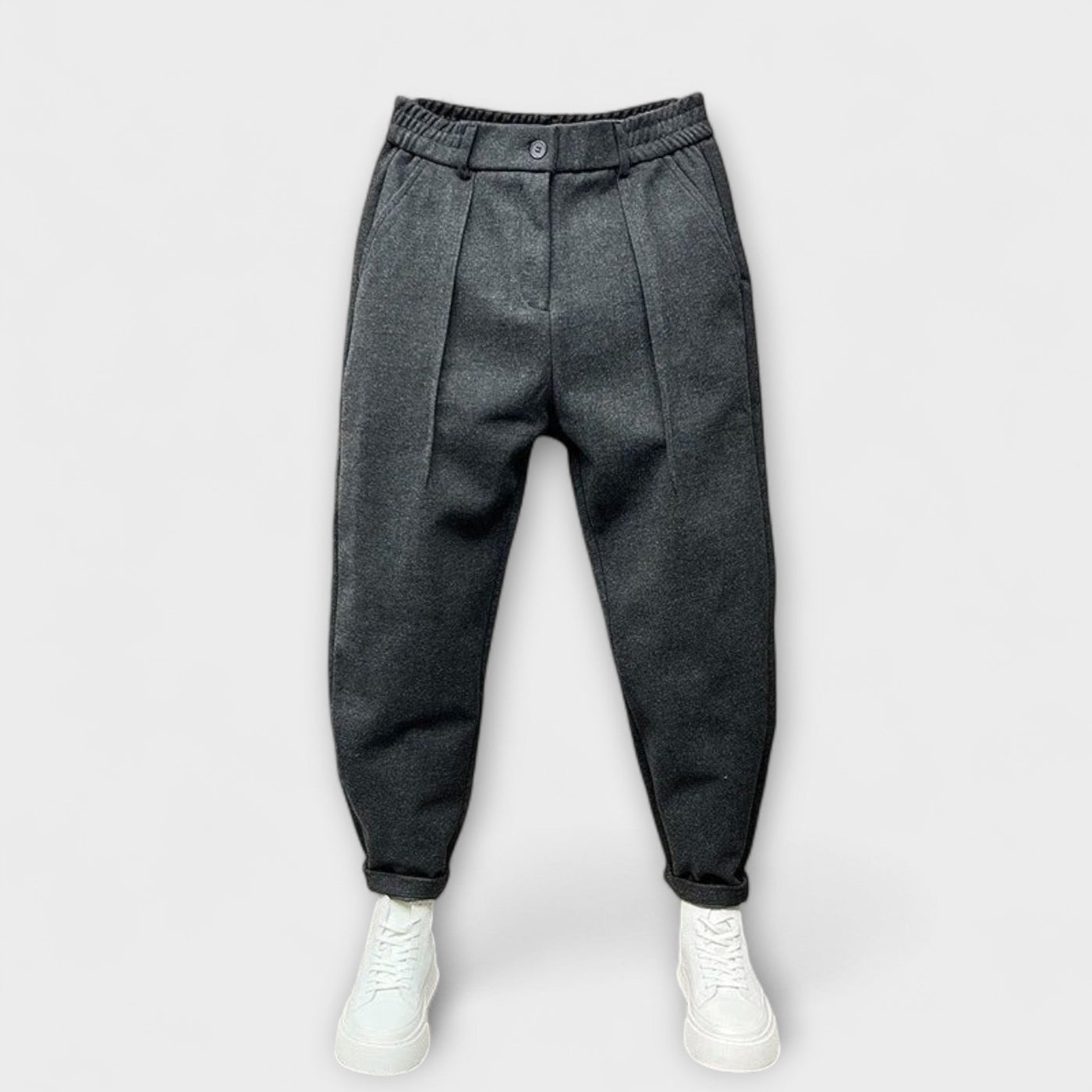 Luca | Sophisticated Mélange Trousers