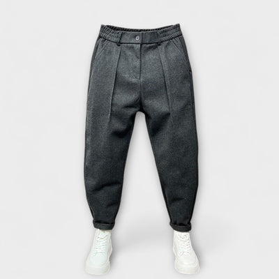 Luca | Sophisticated Mélange Trousers