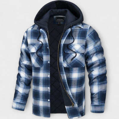 Jasper | Cozy Check Hooded Outerwear