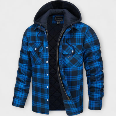Jasper | Cozy Check Hooded Outerwear