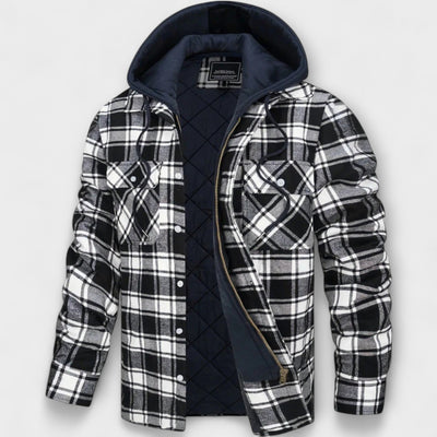 Jasper | Cozy Check Hooded Outerwear