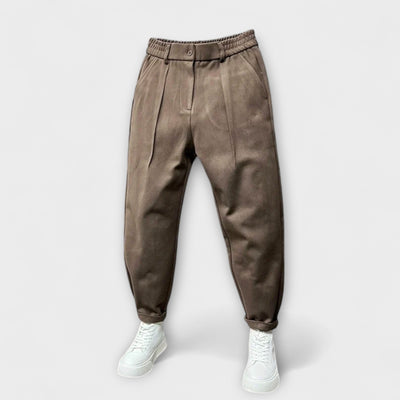 Luca | Sophisticated Mélange Trousers