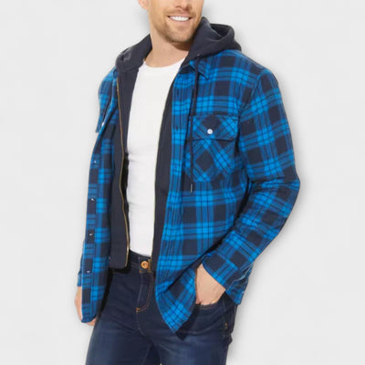 Jasper | Cozy Check Hooded Outerwear