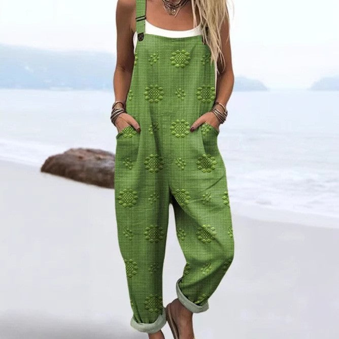 AYESHA | TIMELESS FLORAL ART JUMPSUIT