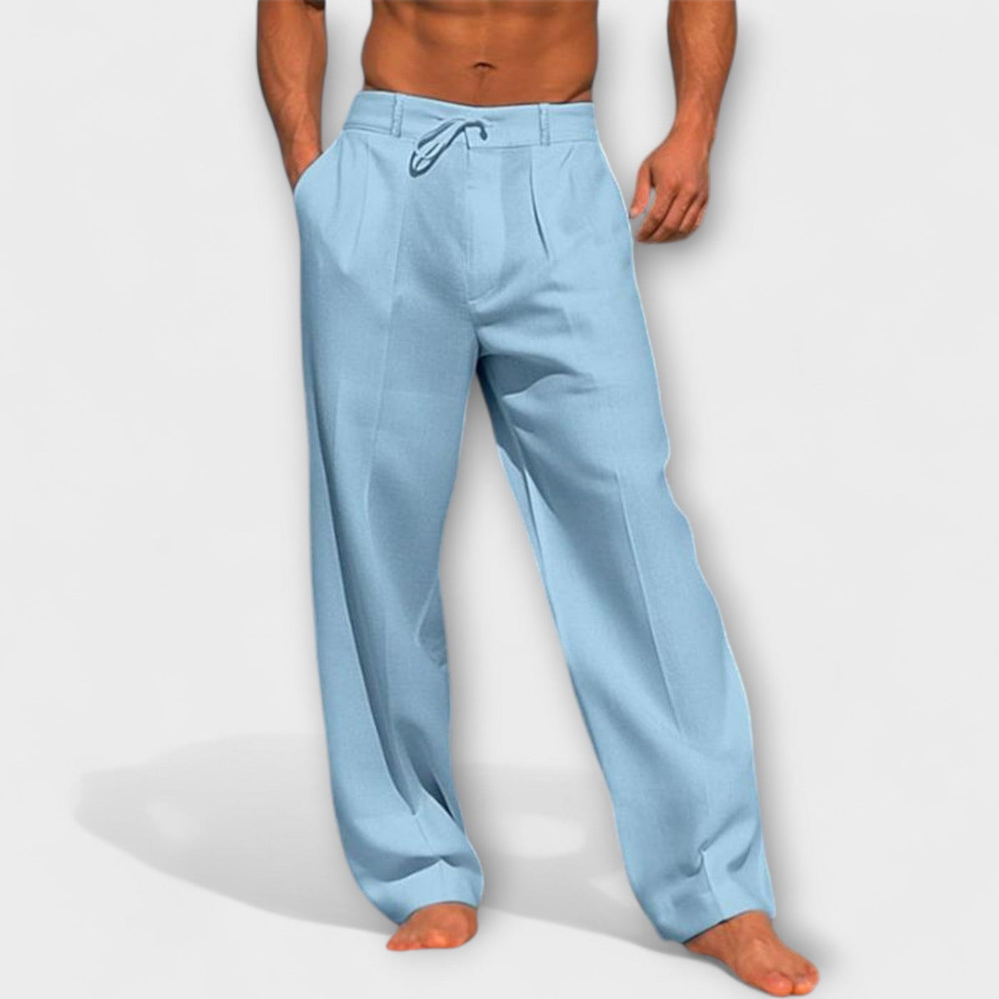 **LUCAS | Versatile Linen Trousers**