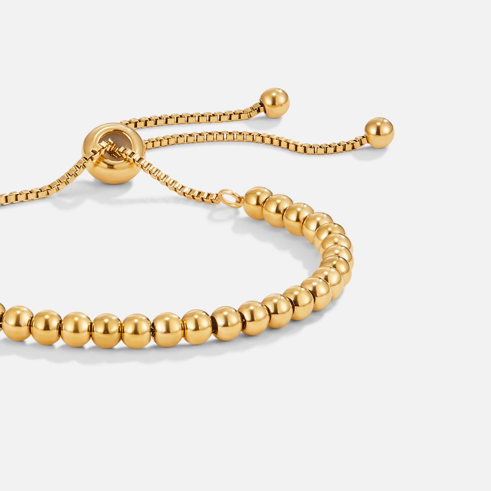 Nila Beaded Bracelet in Gold