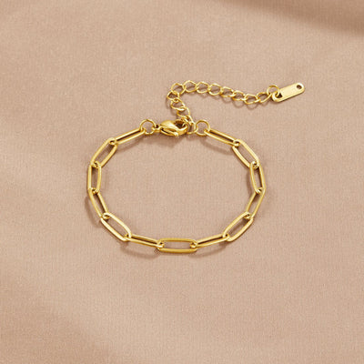 Gold Clip Bracelet