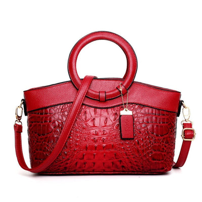 JAYE | STYLISH CROCODILE PATTERN HANDBAG