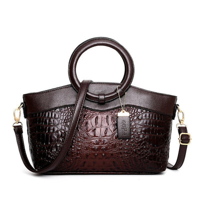 JAYE | STYLISH CROCODILE PATTERN HANDBAG