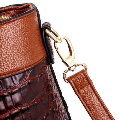 JAYE | STYLISH CROCODILE PATTERN HANDBAG