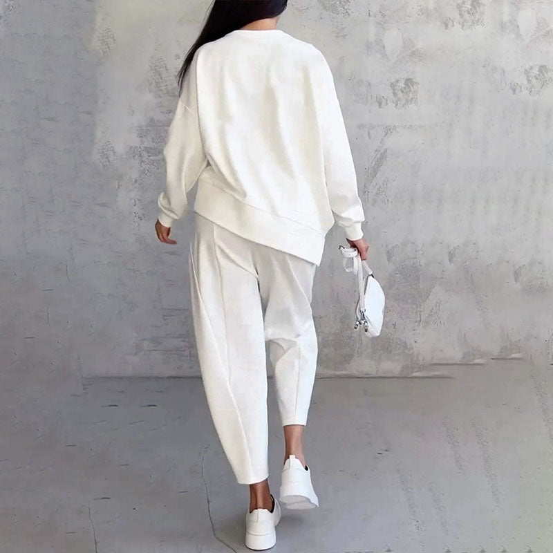 DuoLine™ Two-Piece Set Long Sleeve Crew Neck