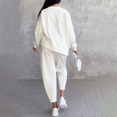 DuoLine™ Two-Piece Set Long Sleeve Crew Neck