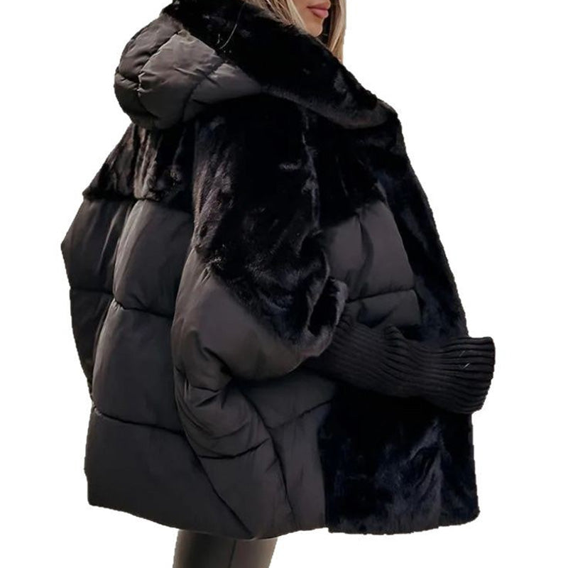 Time-limited Special - Women’s Oversized Hooded Patchwork Puffer Coat