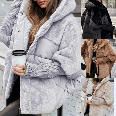 Time-limited Special - Women’s Oversized Hooded Patchwork Puffer Coat