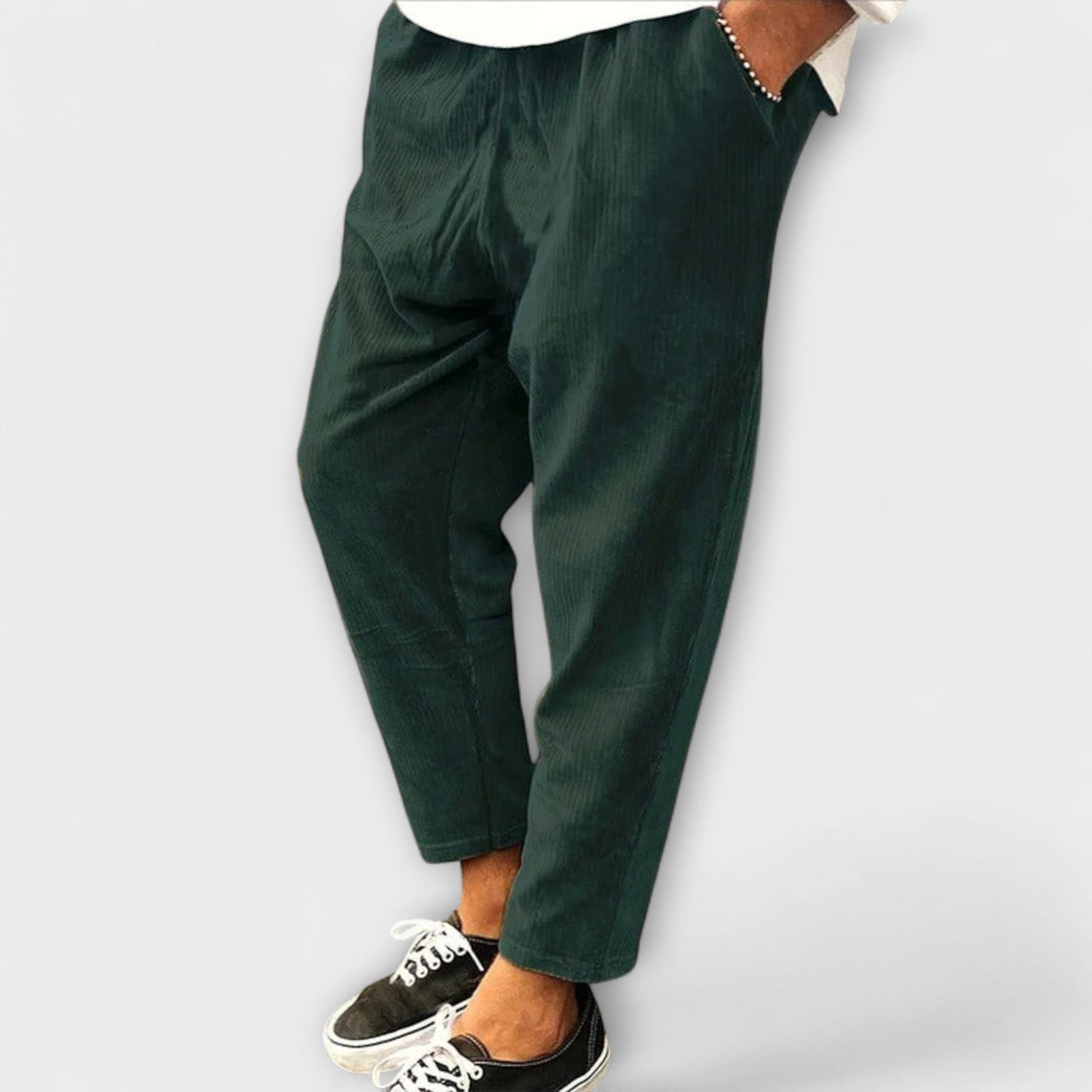**Julian | Versatile Microfibre Trousers**